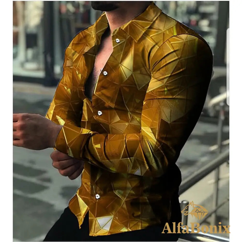 Camisa Social Estampada Lagun