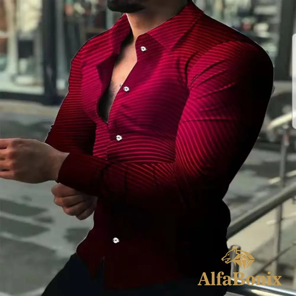 Camisa Social Estampada Lagun