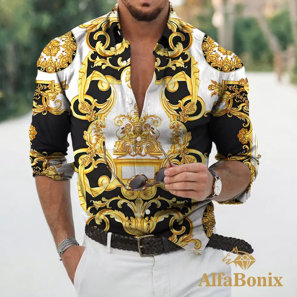 Camisa Social Slim Baroque