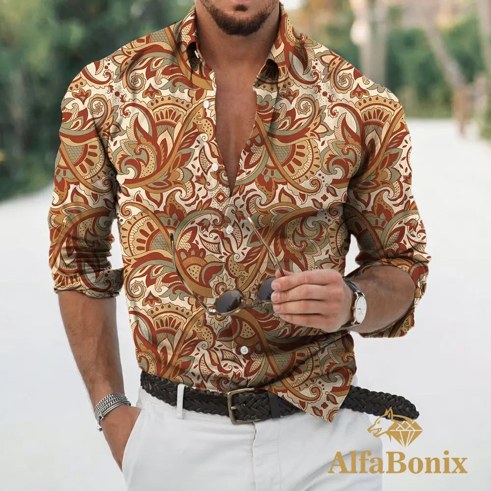 Camisa Social Slim Baroque