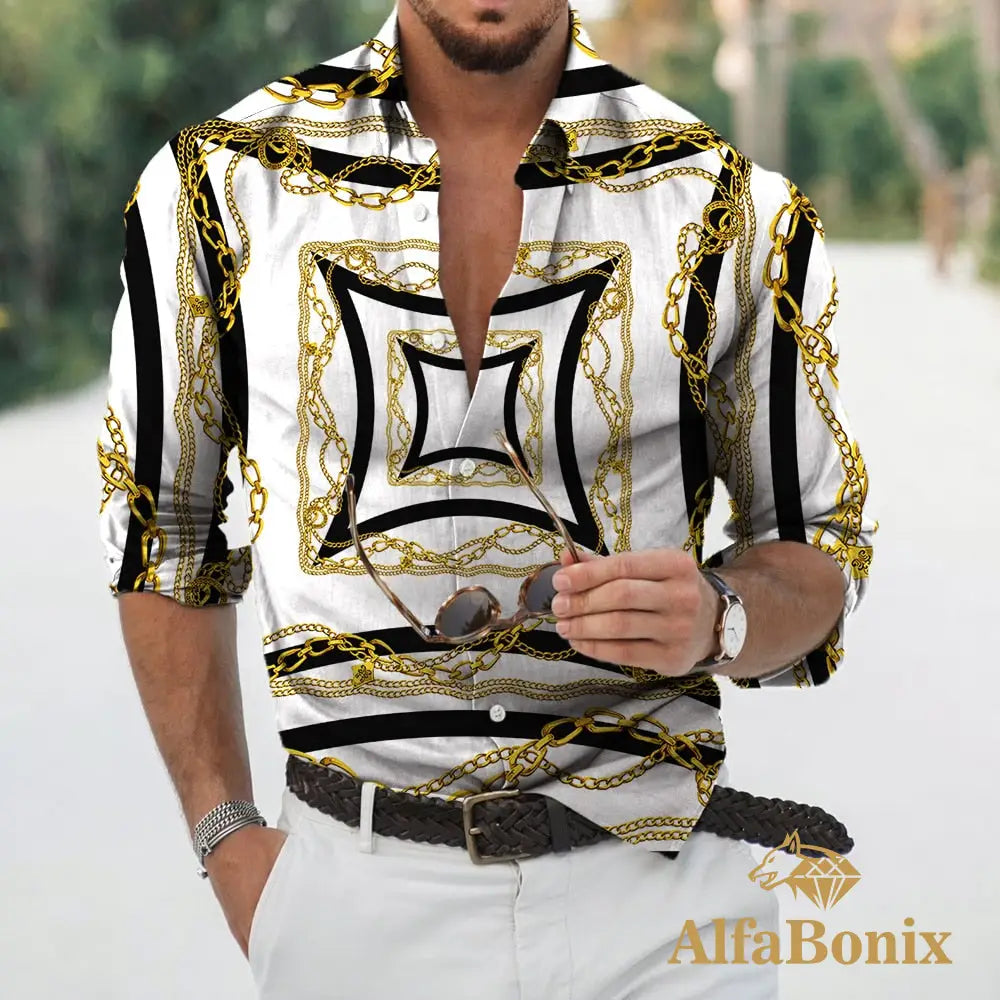 Camisa Social Slim Baroque