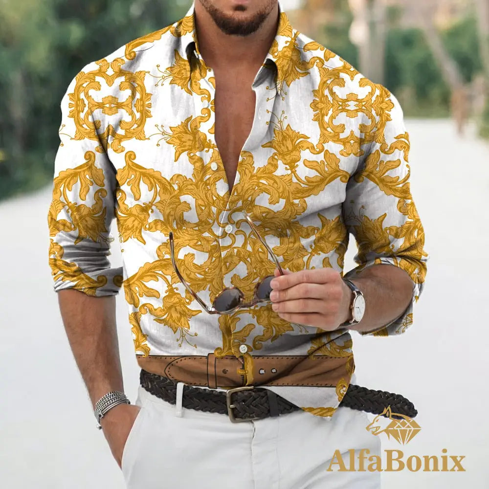 Camisa Social Slim Baroque Baroque-82410 / Pp