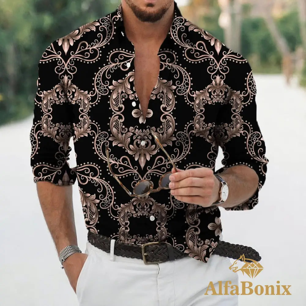 Camisa Social Slim Baroque Baroque-82412 / Pp