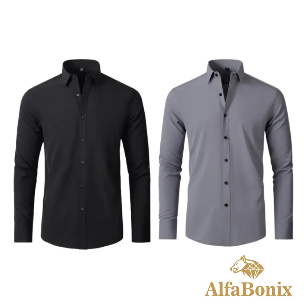 Camisa Social Ultra Elegance - Compre 1 leve 2 [PROMOÇÃO] 01 / PP Camisa Social Ultra Elegance - Compre 1 leve 2