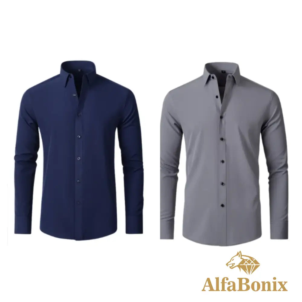 Camisa Social Ultra Elegance - Compre 1 leve 2 [PROMOÇÃO] 03 / PP Camisa Social Ultra Elegance - Compre 1 leve 2