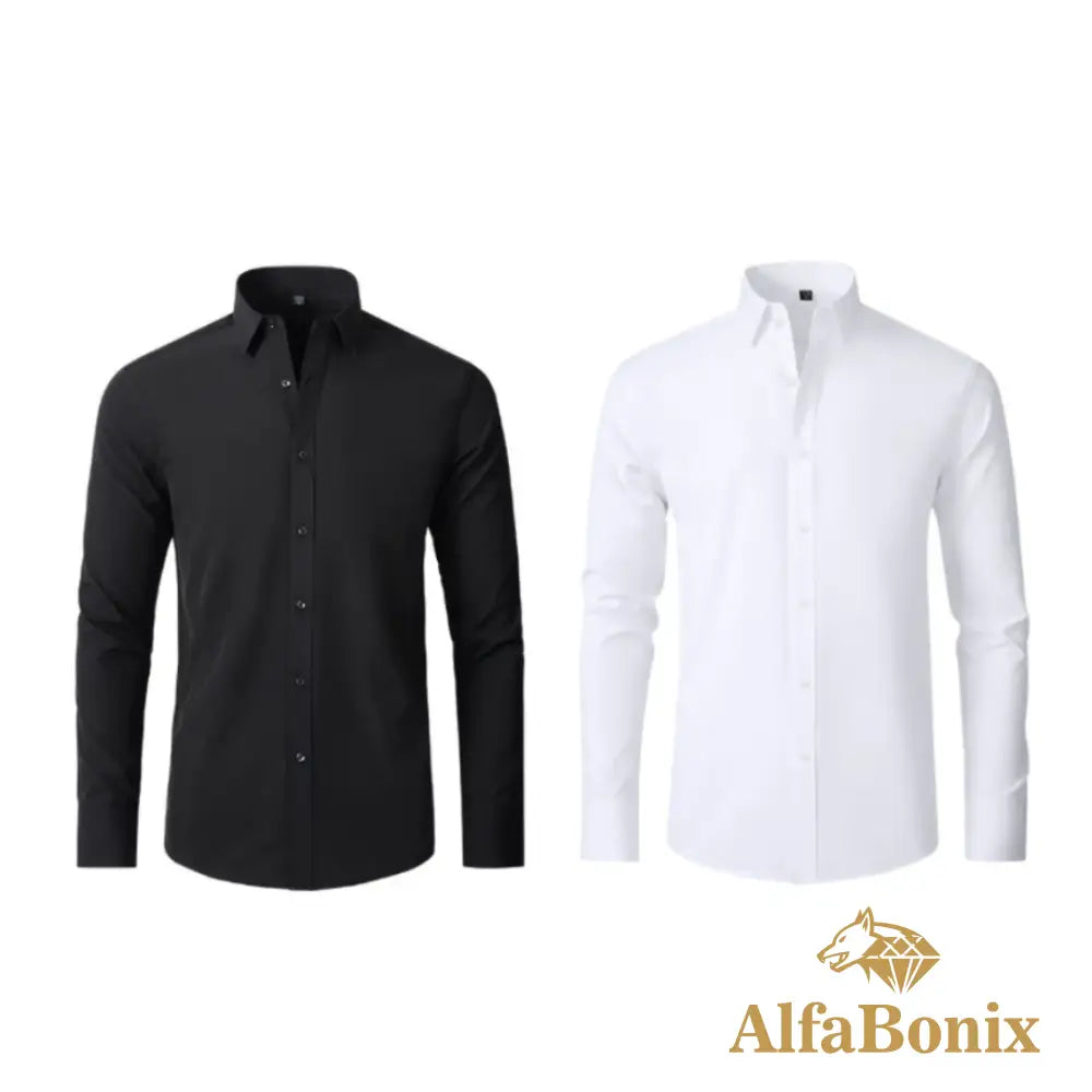 Camisa Social Ultra Elegance - Compre 1 leve 2 [PROMOÇÃO] 08 / PP Camisa Social Ultra Elegance - Compre 1 leve 2