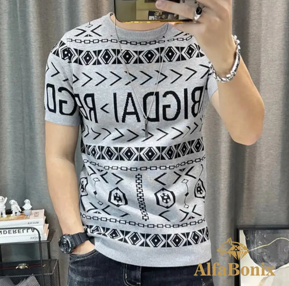 Camiseta Alfa Bunnel Cinza / Pp