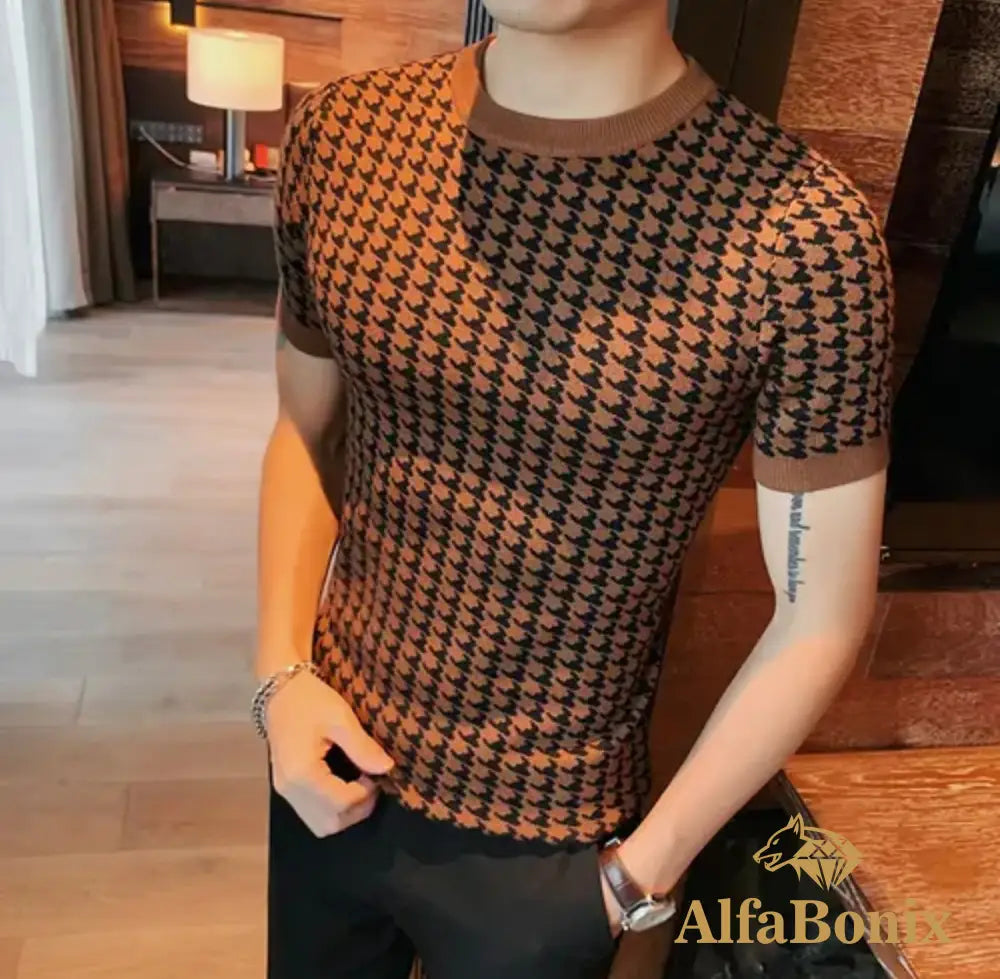 Camiseta Alfa Cairnis Caramelo / Pp