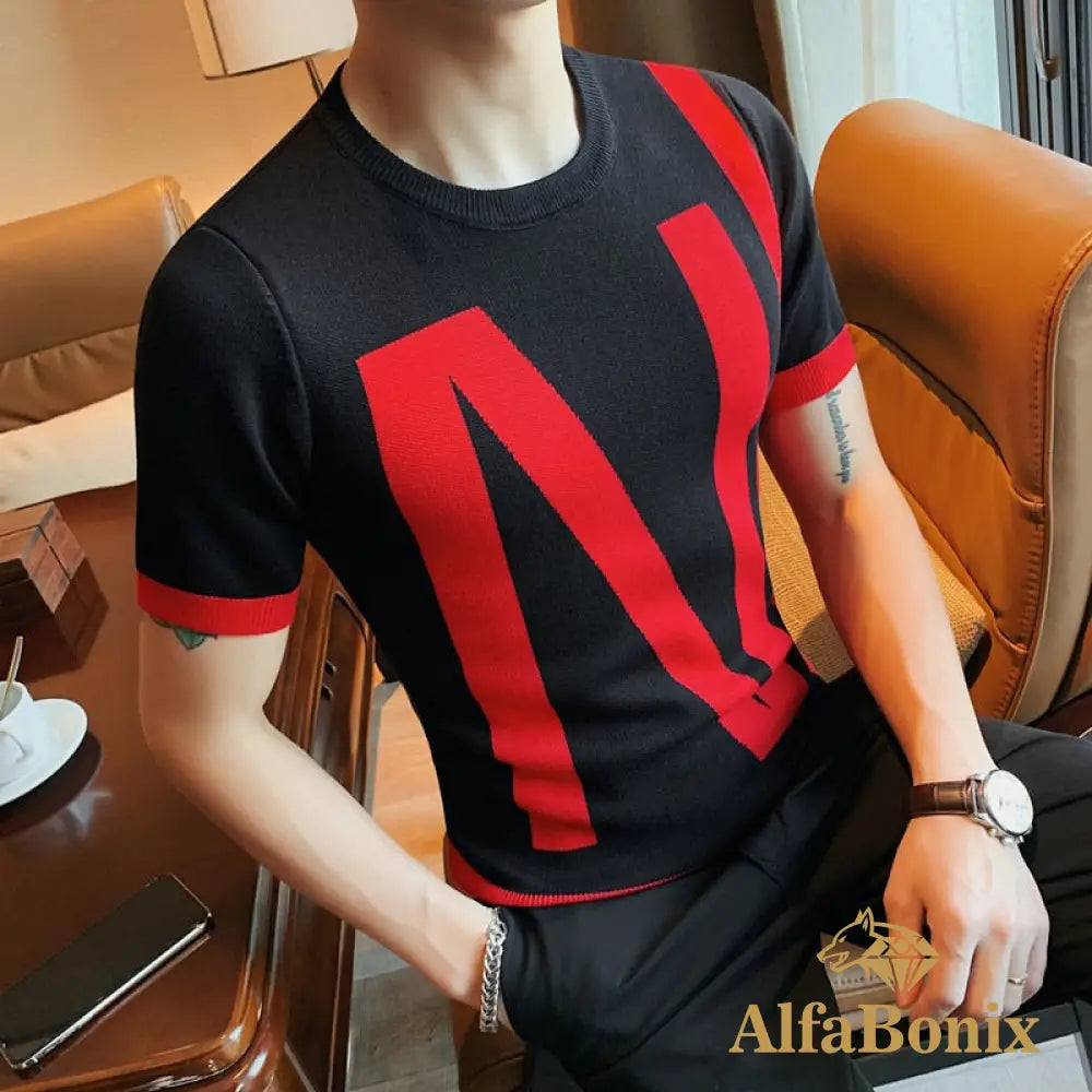 Camiseta Alfa Neitel Vermelho / Pp