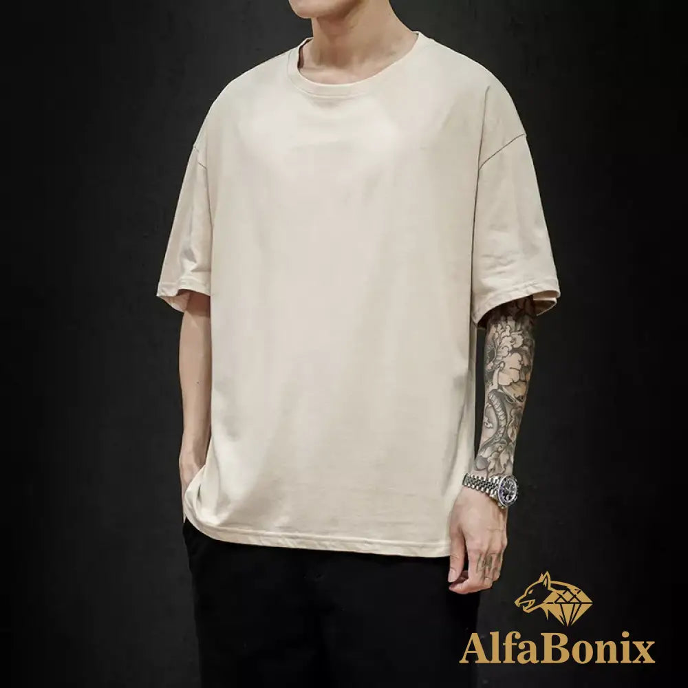 Legible 2023 Summer Mens T Shirt Casual Loose Cotton Short Sleeve T-Shirt Top Tee Shirt Men