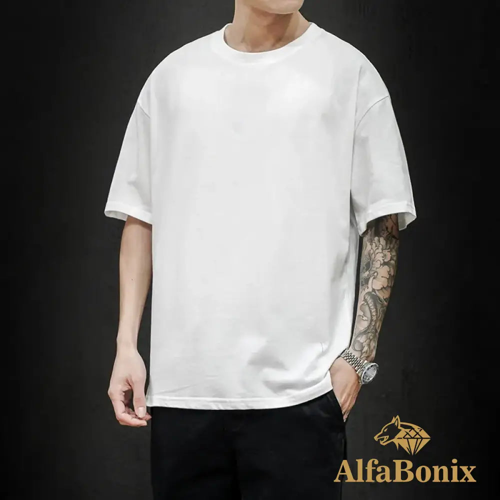 Legible 2023 Summer Mens T Shirt Casual Loose Cotton Short Sleeve T-Shirt Top Tee Shirt Men