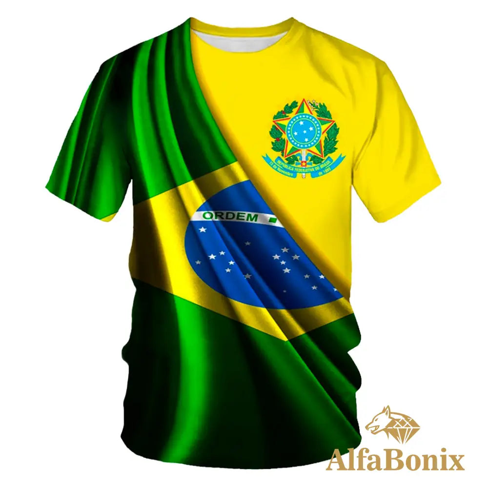 Camiseta Bonix Brasil Verde / Ss
