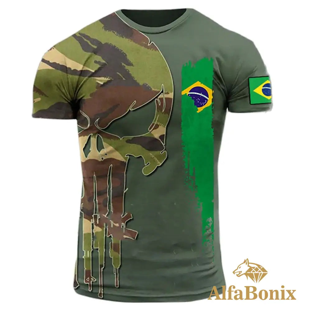 Camiseta Brasil Bonix Veteran Camisetas E Tops