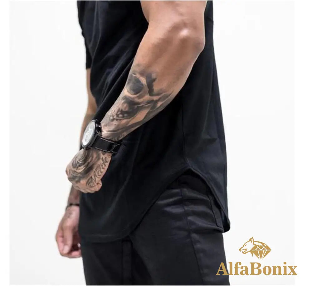 Camiseta Long Line Mg