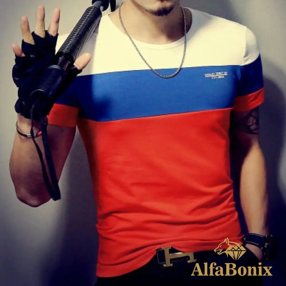 Camiseta Masculina Casual Slim