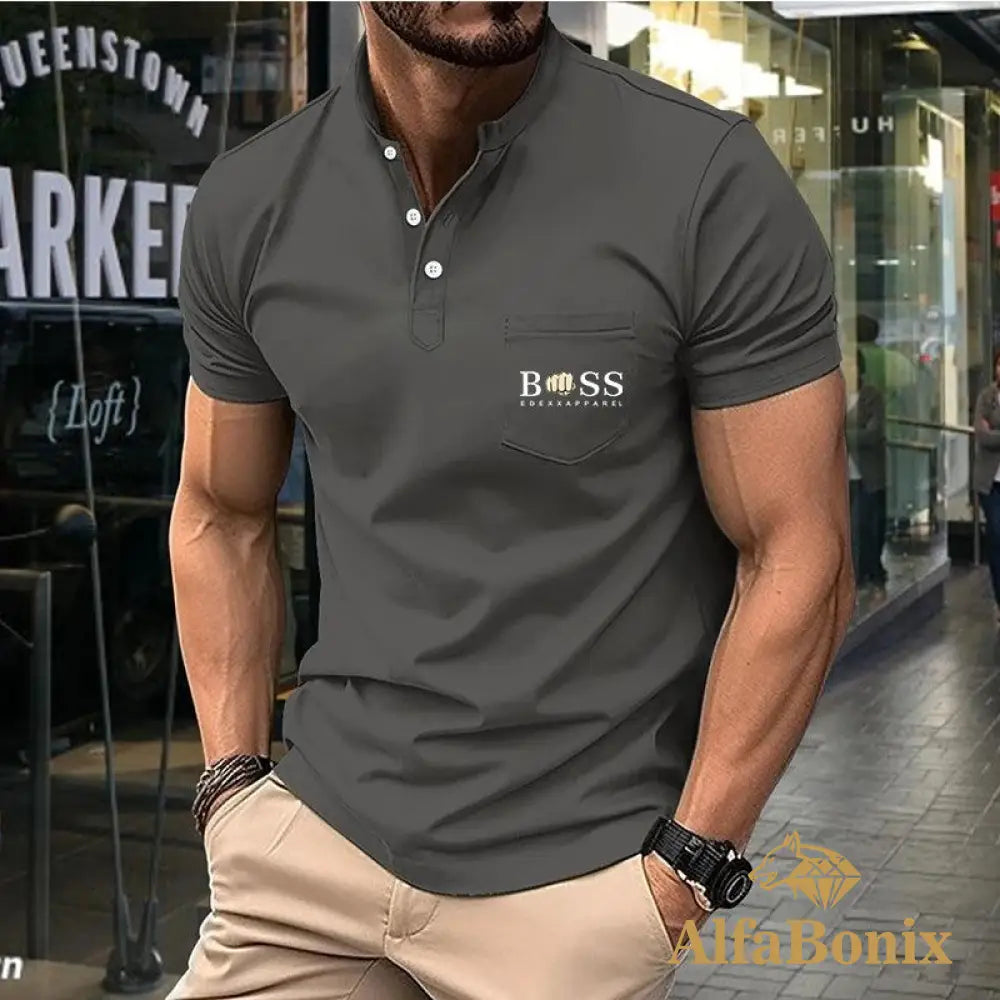 Camiseta Polo Masculina Alfa Boss Navarro 10 / P