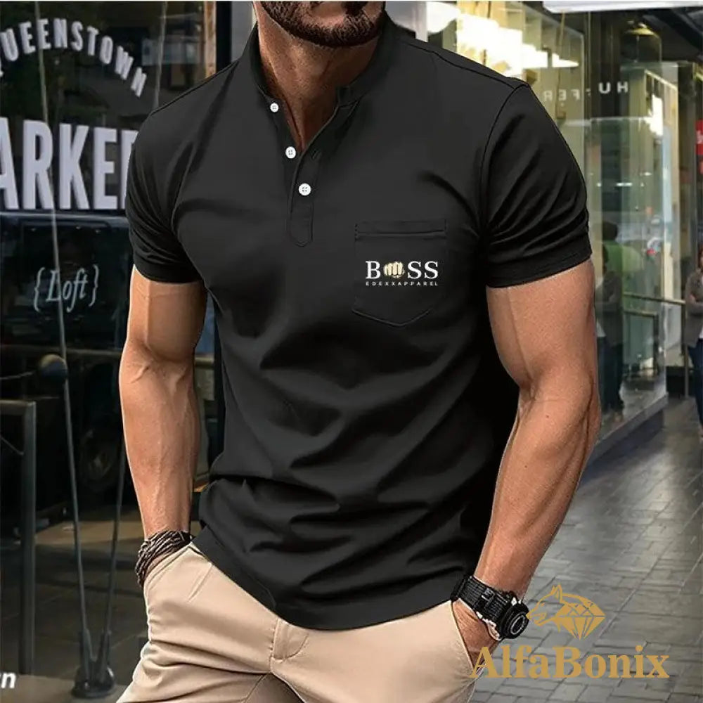 Camiseta Polo Masculina Alfa Boss Navarro 12 / P