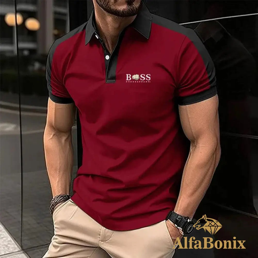 Camiseta Polo Masculina Alfa Boss Navarro 2 / P