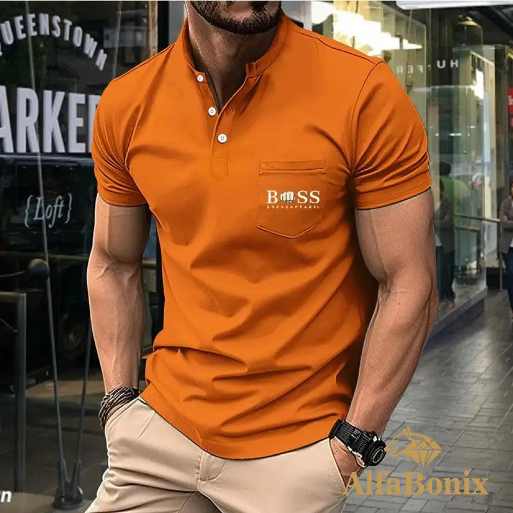 Camiseta Polo Masculina Alfa Boss Navarro 3 / P