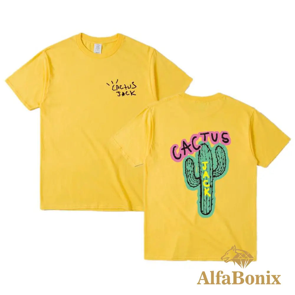 Camiseta Travis Scott Cactus Amarelo / P