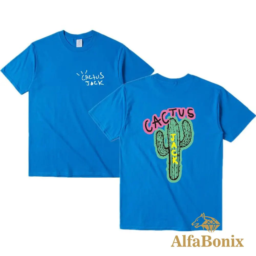 Camiseta Travis Scott Cactus Azul / P