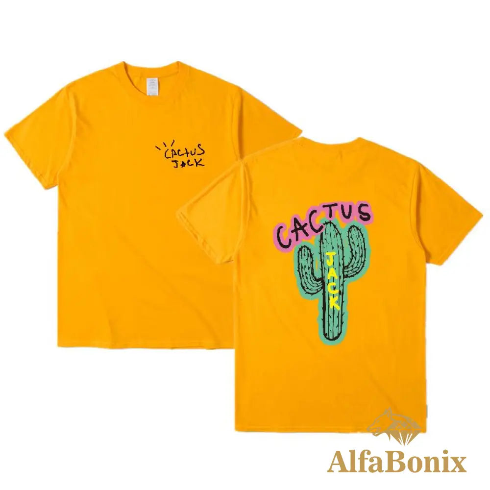 Camiseta Travis Scott Cactus Gold / P