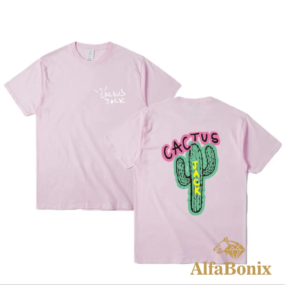 Camiseta Travis Scott Cactus Rosa / P