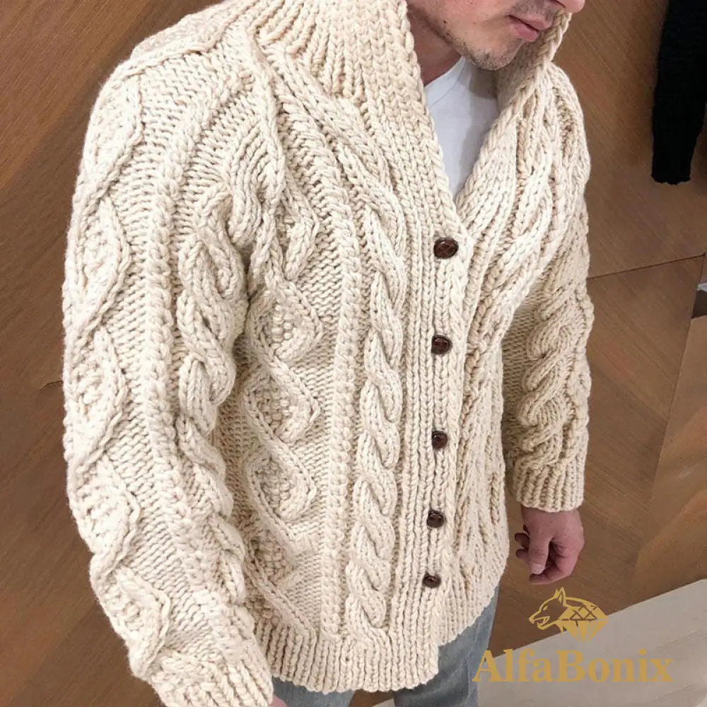 Cardigan Masculino Fashion Warm