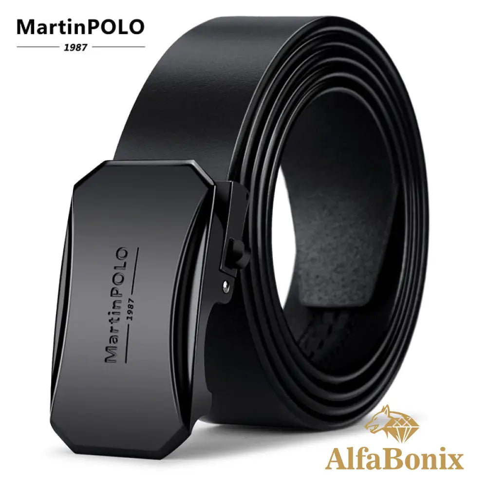 Cinto Martin Polo Couro Genuíno Mp00901P / 110Cm