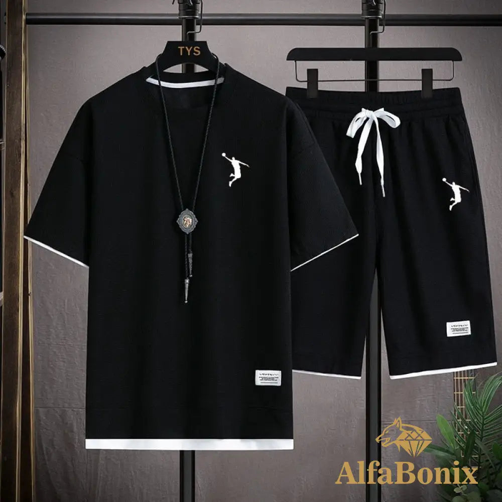 Conjunto Alfabonix Jordan Preto / P