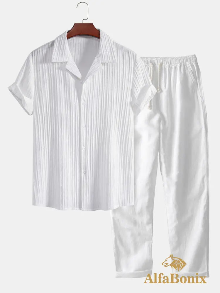 Palawan - Short-Sleeved Set White / s