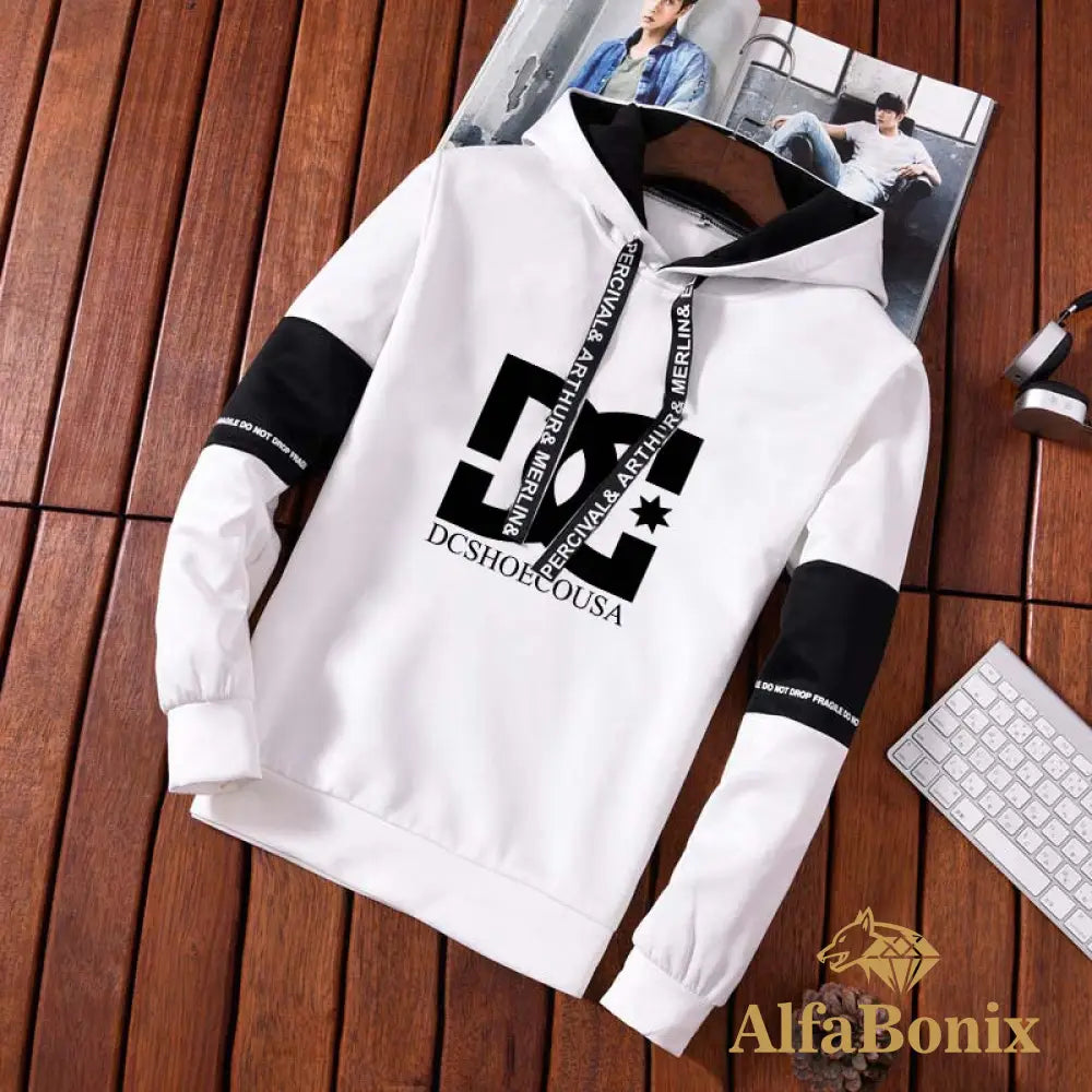 2023 Newest Men&#39;S Long Sleeve Hoodie + Sports Pants Set Fashion Tracksuit Pullover Sweater Tops