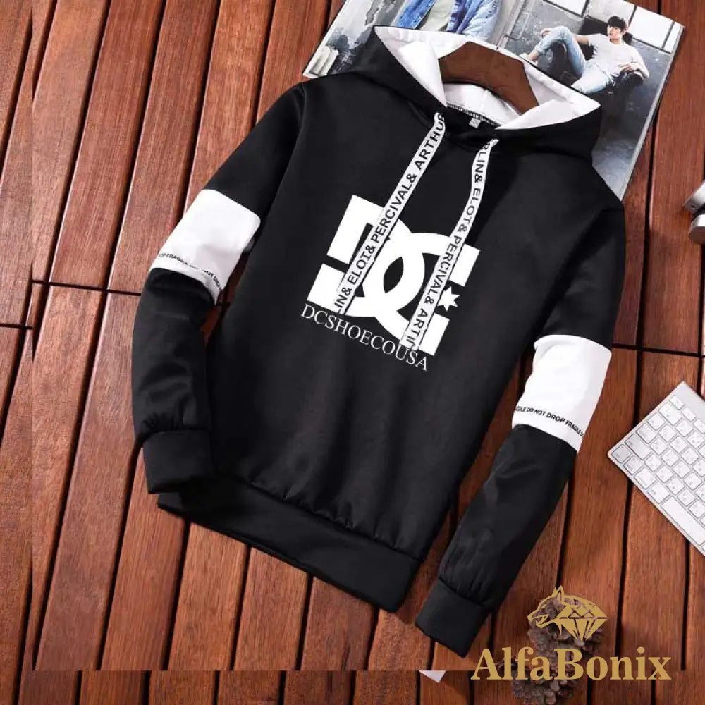 2023 Newest Men&#39;S Long Sleeve Hoodie + Sports Pants Set Fashion Tracksuit Pullover Sweater Tops