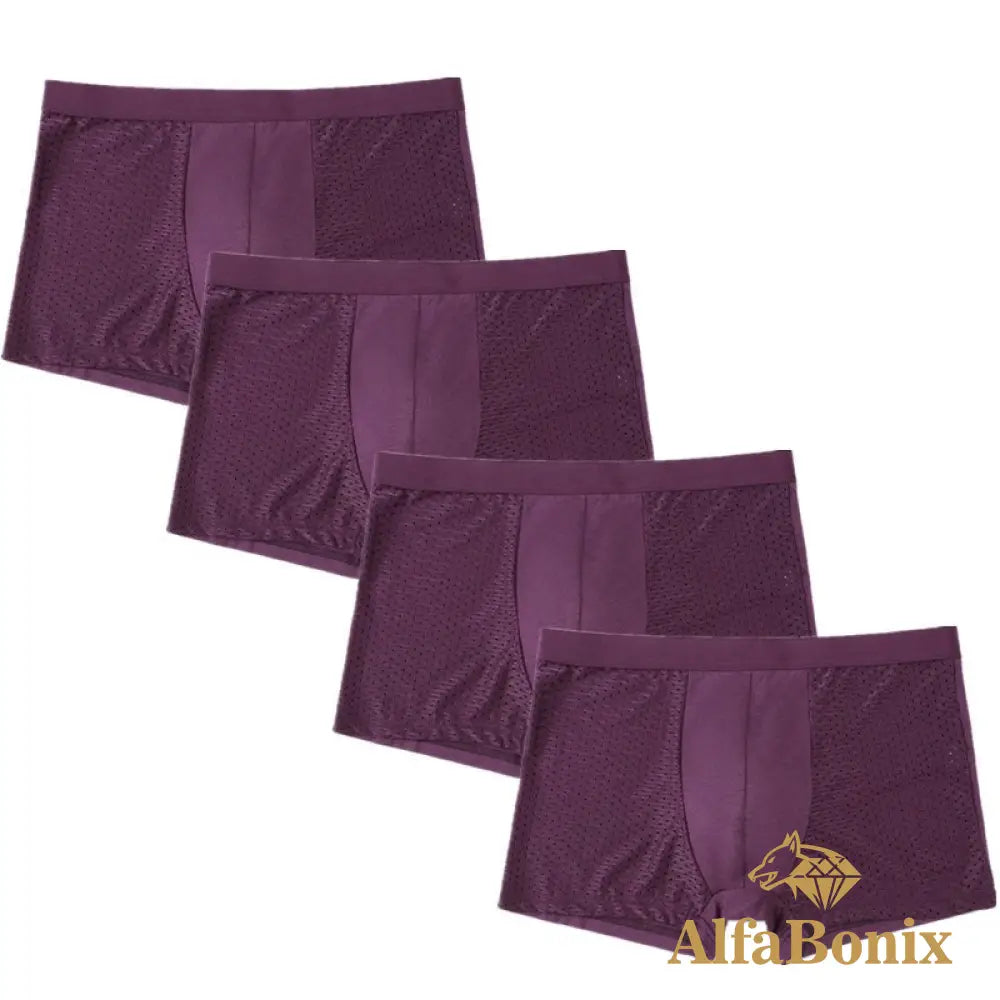 Cueca Alfa Confort 4 Vinho / Pp