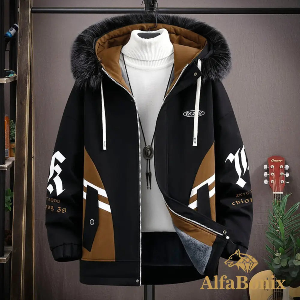 2023 New Spring Hooded Jacket Men Breathable Outwear Male Patchwork Color Streetwear Comfortable