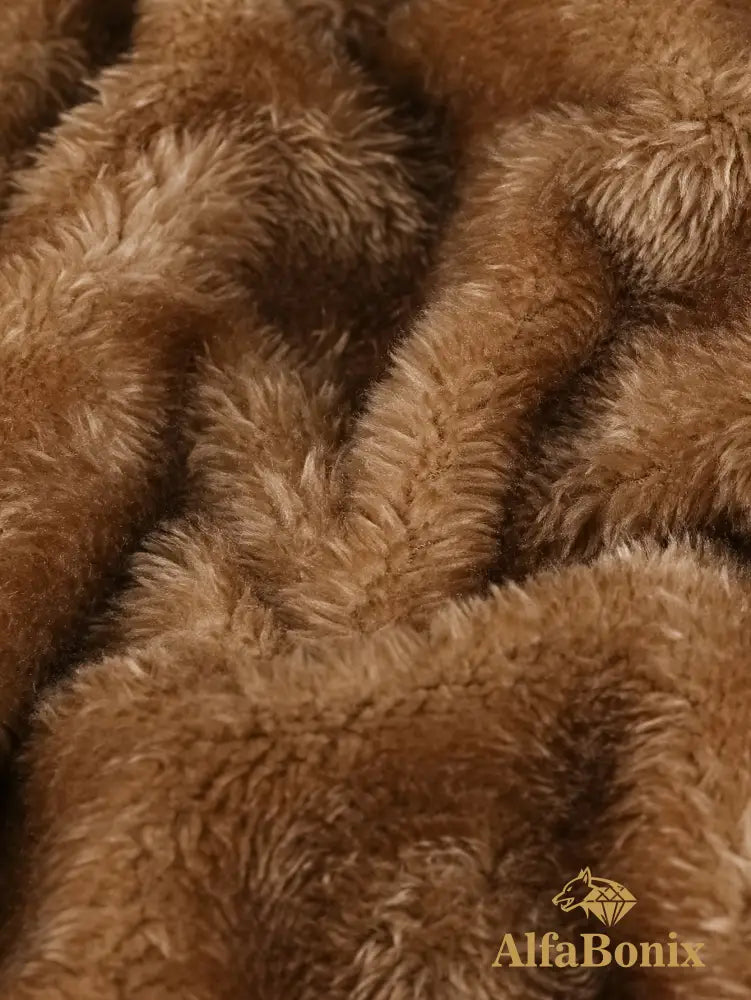 Men’S Fleece-Lined Hooded Windbreaker Jacket - Casual Warm Winter Coat with Multiple Pockets Zip-Up Design and