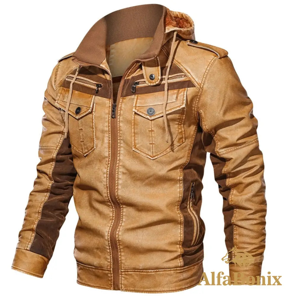 Jaqueta De Couro Bonix Titan Jaqueta Couro Masculina