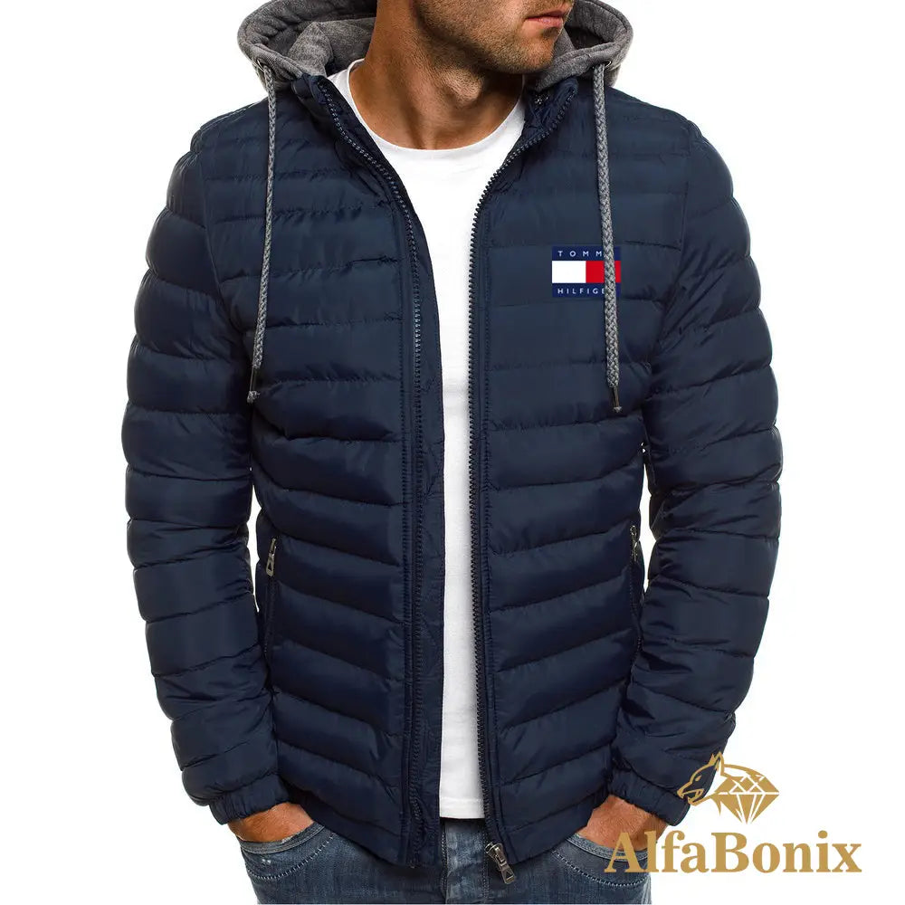 Jaqueta De Inverno Tommy Puffer 2.0 Azul Escuro / P Hot Products