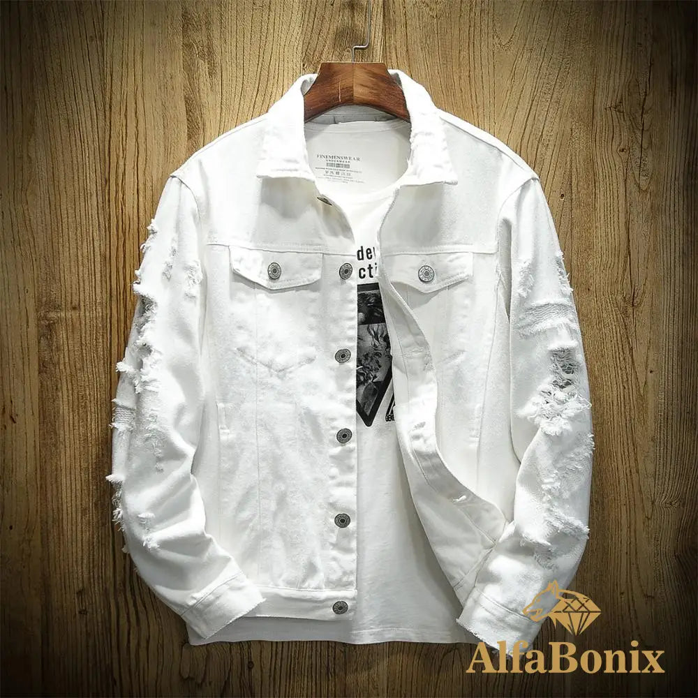 Jaqueta Jeans Slim Autum Branco / Pp