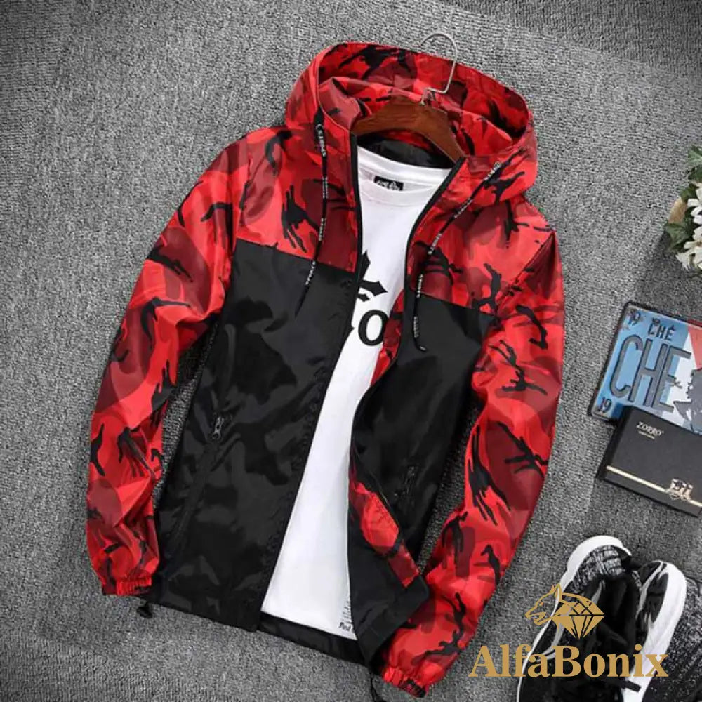 Jaqueta Masculina Bonix Berlim Vermelho / P