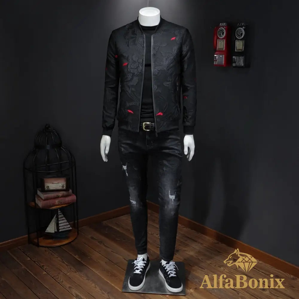 Jaqueta Masculina Bonix Business Bomber