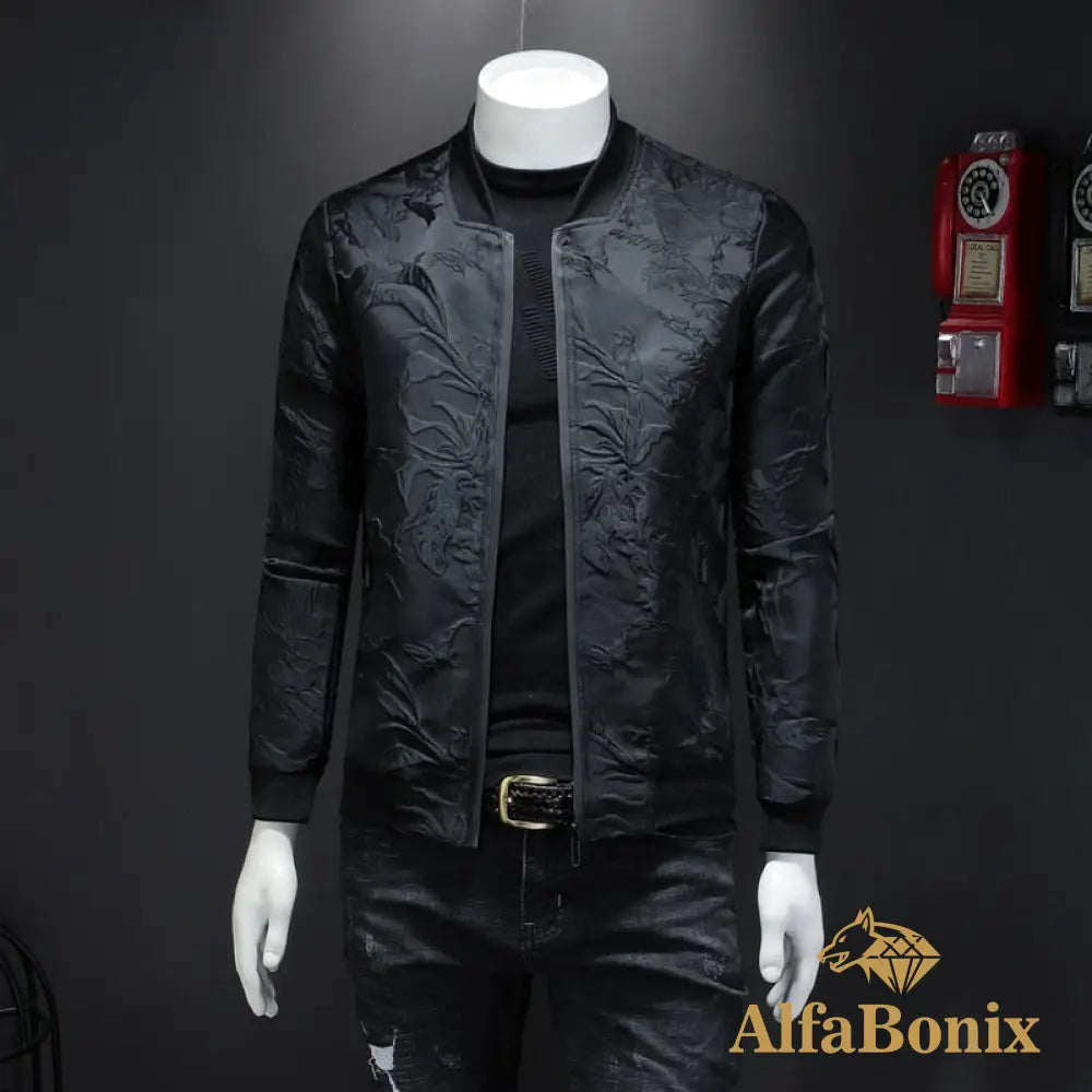 Jaqueta Masculina Bonix Business Bomber Preto / Pp