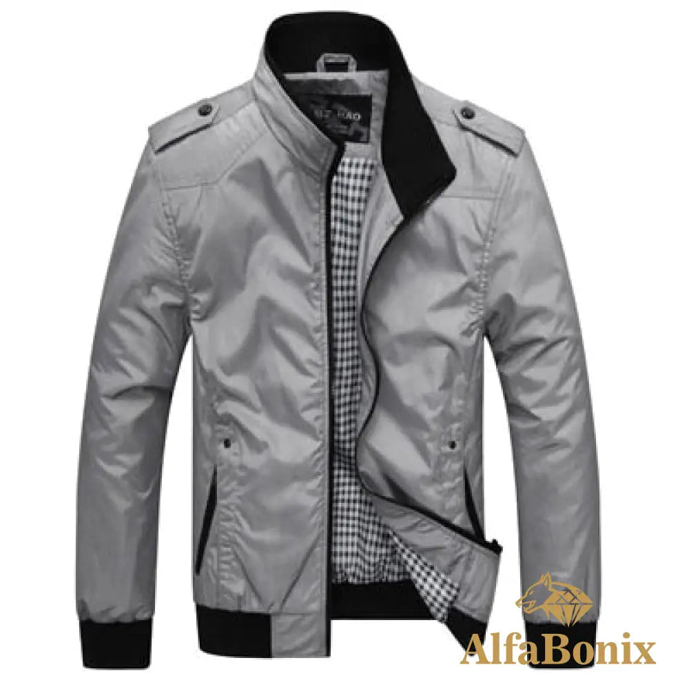 Jaqueta Masculina Bonix Madri Cinza / Pp