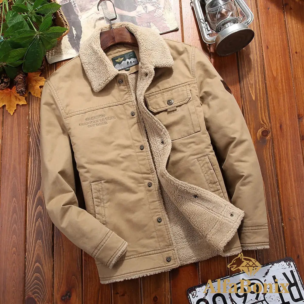Jaqueta Masculina Bonix Parka Bége / P (70-77.5Kg)