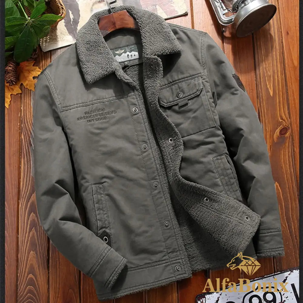 Jaqueta Masculina Bonix Parka Verde / P (70-77.5Kg)