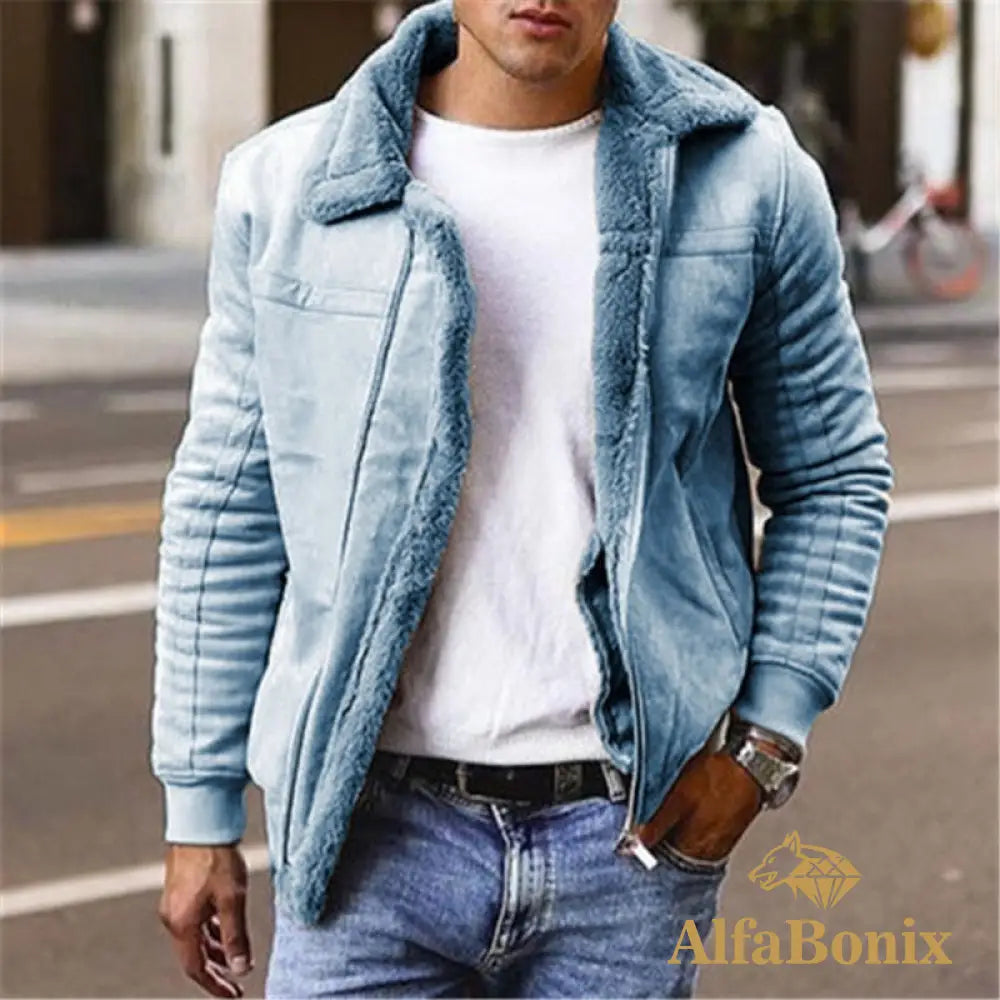 Jaqueta Masculina Bonix Rostov Azul / Pp