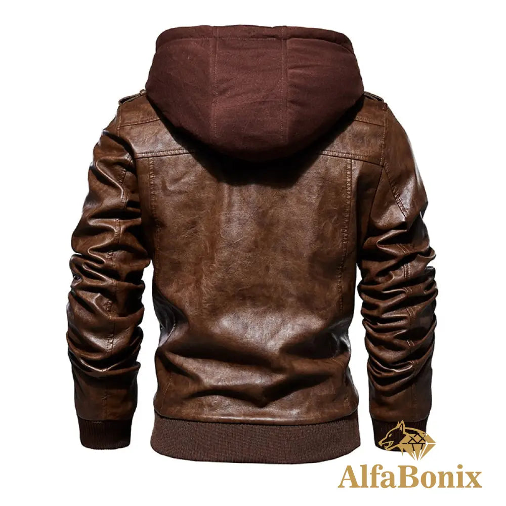 Jaqueta Masculina Couro Bonix Dever