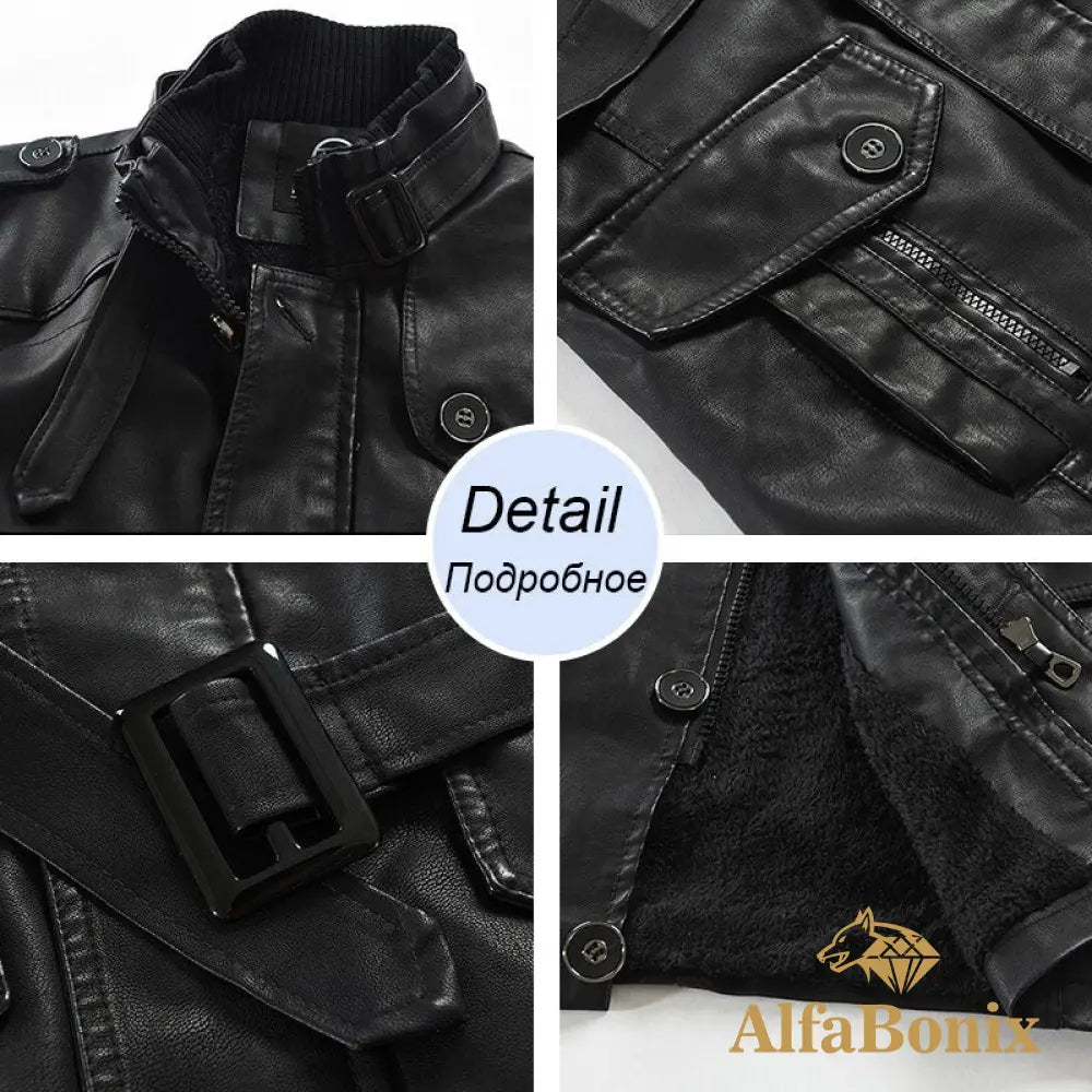 Jaqueta Sobretudo Couro Marselha Sobretudo Masculino