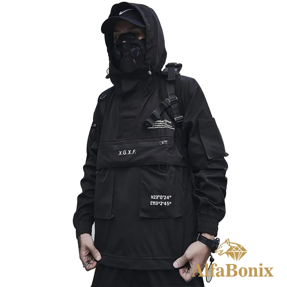 Jaqueta Streetwear Black