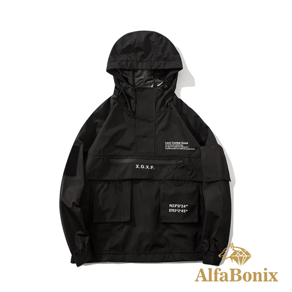 Jaqueta Streetwear Black